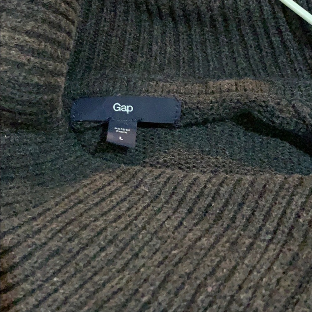 Gap Grey Button Collar - image 2